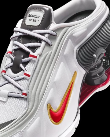 Martine Rose x Nike Shox R4 Metallic Platinum