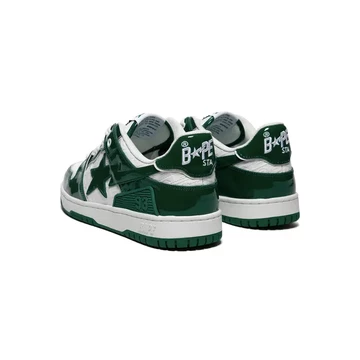 A Bathing Ape SK8 STA Green von Hinten