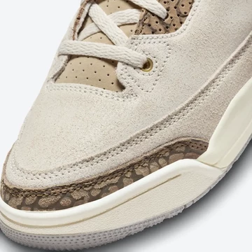 Jordan 3 Palomino Detail Toebox