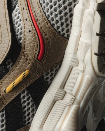 Hal Studios x Asics Gel-Kayano 20 Dark Mustard Upper Details