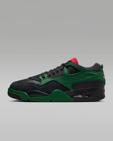 Jordan 4 RM Black Gorge Green Außenseite
