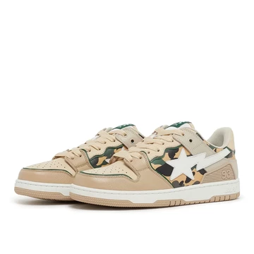 A Bathing Ape SK8 STA Beige Camo