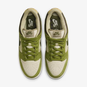 Yuto Horigome x Nike SB Dunk Low Matcha von oben