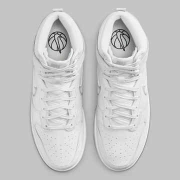 Dunk High Airbrush Swoosh von Oben