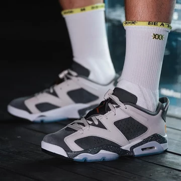 Jordan 6 Low PSG On Feet Detail