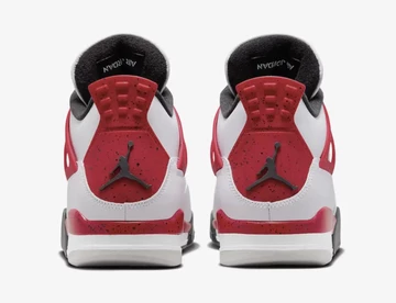 Jordan 4 Red Cement von Hinten