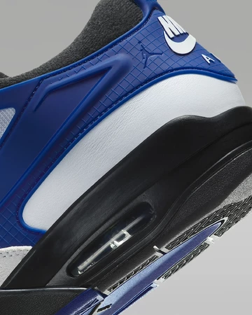 Jordan 4 RM White Deep Royal Blue Detailbild