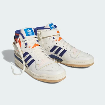 adidas Forum High Blue Orange schräg