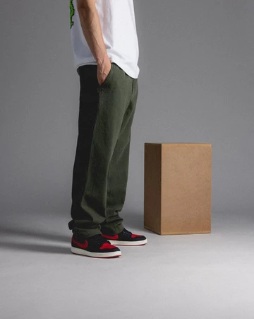 Jordan 1 AJKO Low Bred on feet