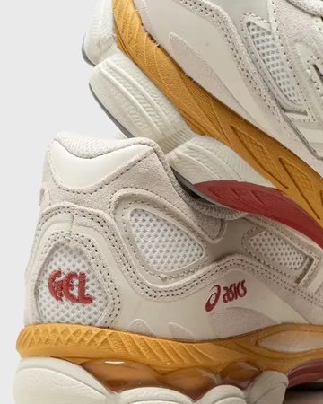 ASICS GEL-NYC Cream Oatmeal Details Ferse