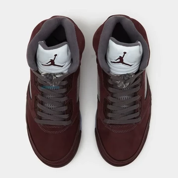 Jordan 5 Burgundy von Oben