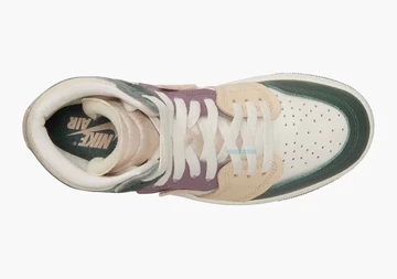 Jordan 1 MM High Galactic Jade von Oben