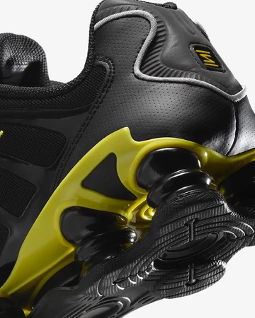 Nike Shox TL Black Dynamic Yellow Detailbild