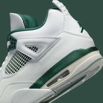 Jordan 4 Oxidized Green Detail Ferse