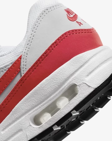 Nike Air Max 1 GS University Red Detail Ferse