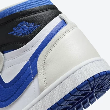 Jordan 1 MM High Royal Toe Detail Ferse