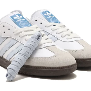 adidas Samba Baby Blue  extra schnürsenkel