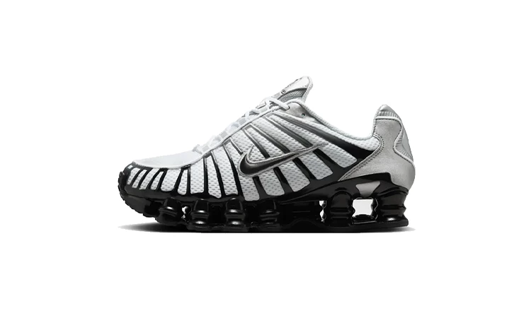 Nike shox silver metallic hotsell