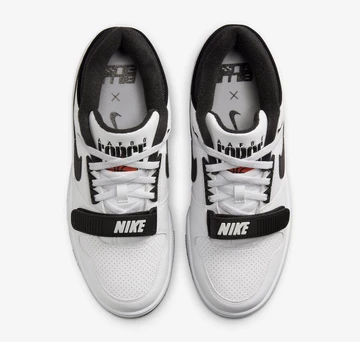 Billie Eilish Air Alpha Force 88 Black White von oben