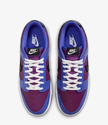 Nike Dunk Low Patent Leather Pack von oben