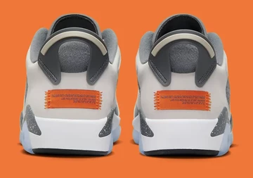 Jordan 6 Low PSG von Hinten