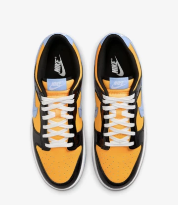 Nike Dunk Low Patent Leather Pack von oben