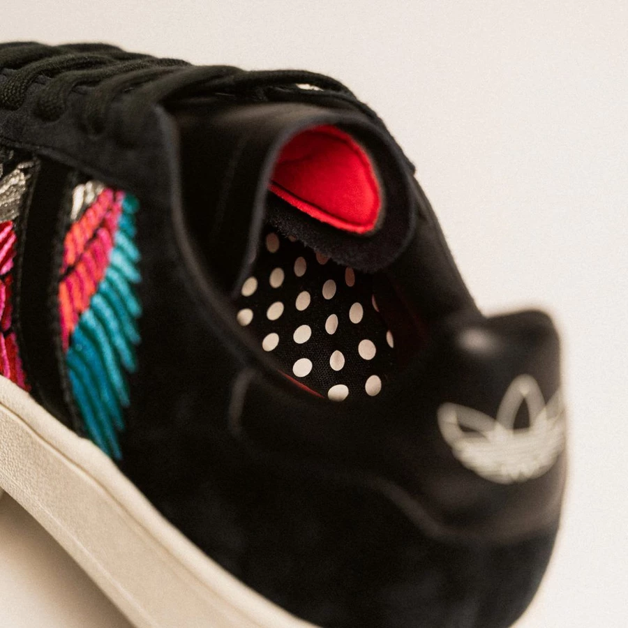Notting Hill Carnival x adidas Campus 00s Core Black - Ferse Detail
