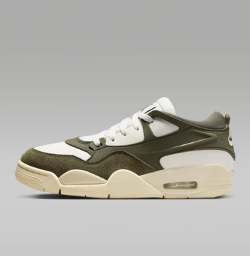 Jordan 4 RM Medium Olive Außenseite