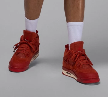 Nigel Sylvester x Air Jordan 4 Firewood Orange