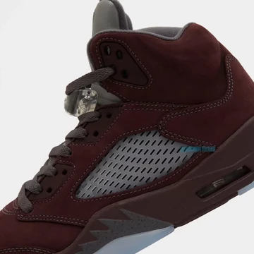 Jordan 5 Burgundy Detail