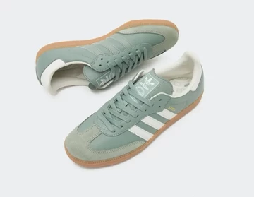 adidas Samba Silver Green von Oben
