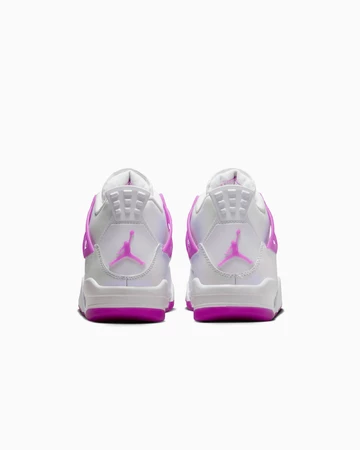 Der Jordan 4 GS Hyper Violet von hinten