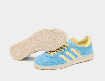 adidas Handball Spezial Semi Blue Burst von Vorne seitlich