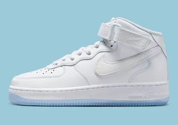Air Force 1 Mid White Ice außen