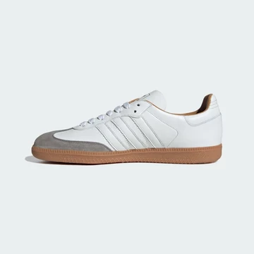 Die Innenseite des adidas Samba White Crystal Made in Italy