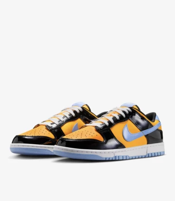 Nike Dunk Low Patent Leather Pack schräg