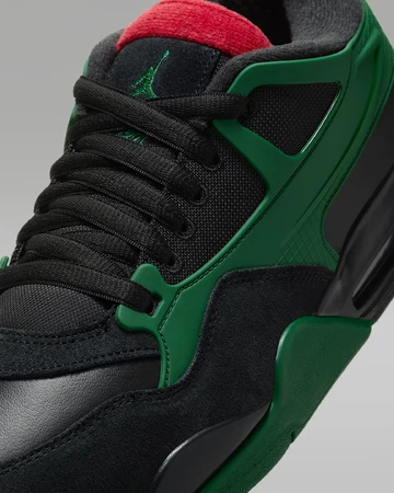Jordan 4 RM Black Gorge Green Detailbild