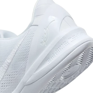 Nike Kobe 8 Protro Halo Triple White Detail Ferse