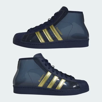 Blondey adidas Pro Model ADV Night Indigo Außenseiten