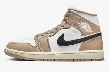 Jordan 1 Mid Sail Desert seite außen