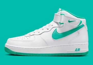 Air Force 1 Mid Clear Jade seite außen