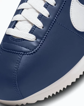 Nike Cortez Midnight Navy Sail Detail Toebox