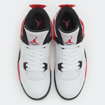 Jordan 4 Red Cement von Oben