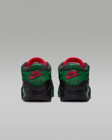 Jordan 4 RM Black Gorge Green von hinten