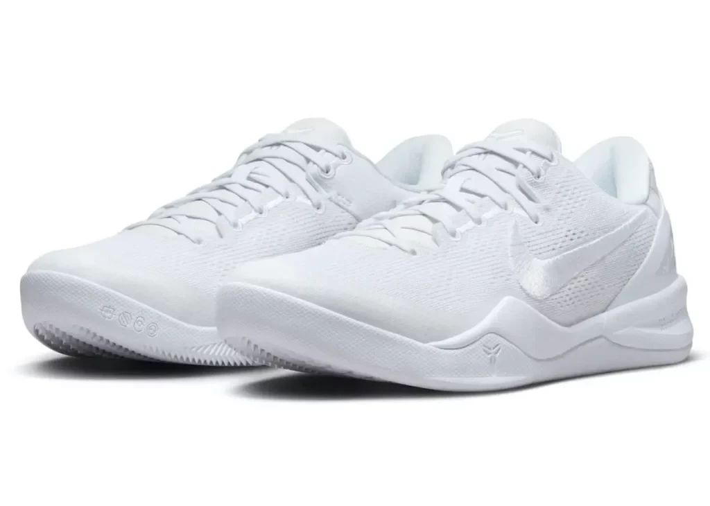 Nike Kobe 8 Protro Halo Triple White Dead Stock