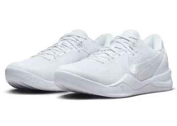Nike Kobe 8 Protro Halo Triple White Paar