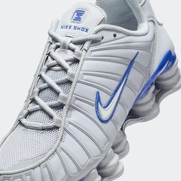 Nike Shox TL Wolf Grey Upper Details