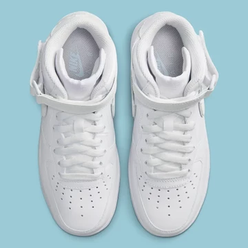 Air Force 1 Mid White Ice von oben