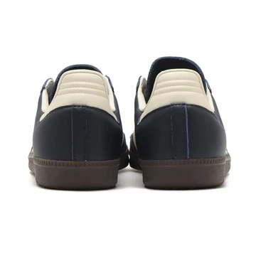 adidas Samba Navy Blue straigt von hinten