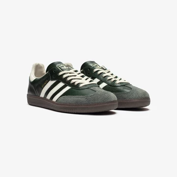 SNS x adidas Samba Shadow Green Paar seitlich
